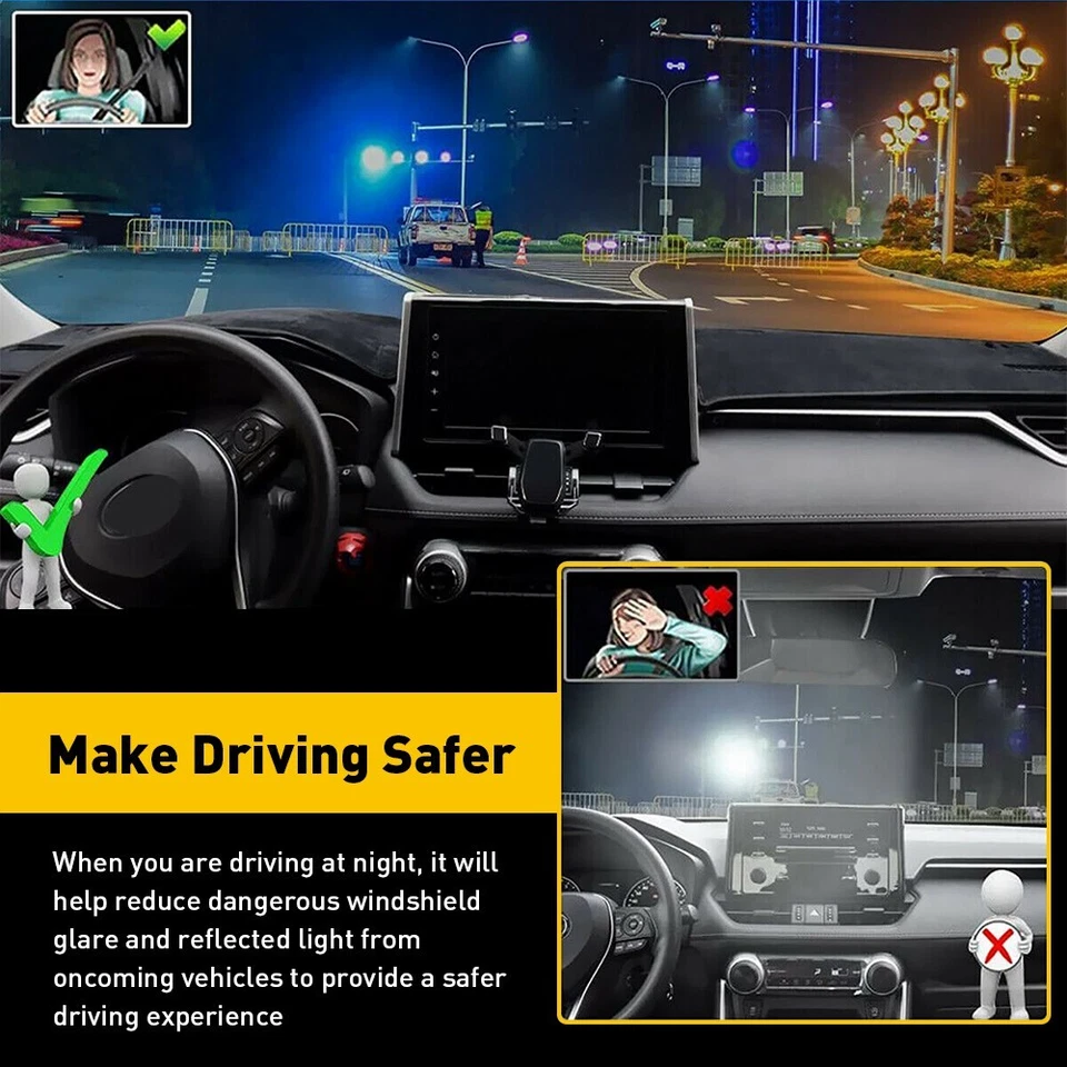 Cubierta de salpicadero cubierta de salpicadero alfombrilla alfombrilla apta para Ford F-150 F250 F350 1992-1996 AHU Foto 3 de 4