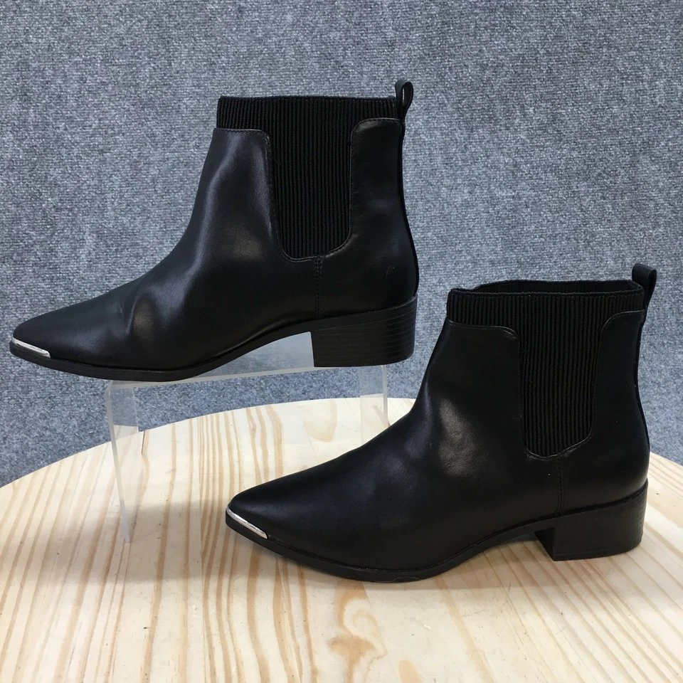 Worthington Botas Mujer 7.5M Brighton Botines 053-0283 Negro Imitación Cuero Foto 2 de 4