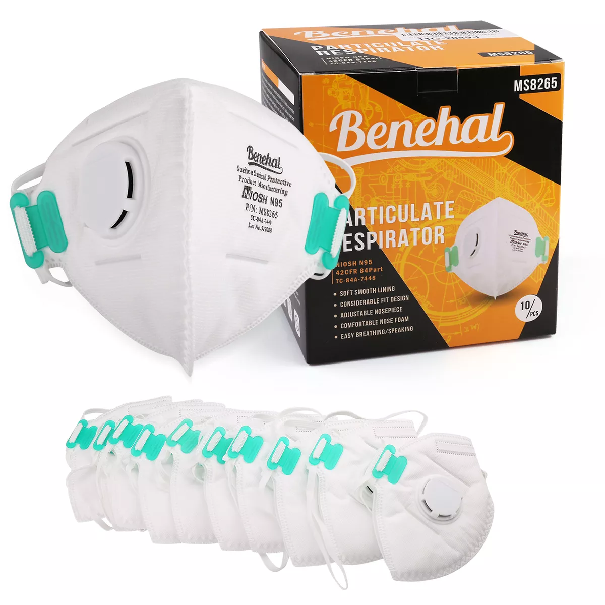 P disposable respirator outlet