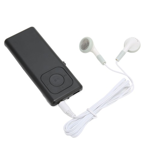 (Black) MP3 Player Portable Music Player With Built In Speaker Ultra Slim Fit - Picture 19 of 23