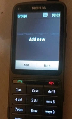 Nokia C3-01 - Grey (Orange Network ) Mobile Phone, has a line across the screen. - Image 1 of 3
