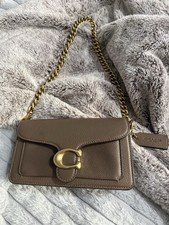 Coach Tabby Shoulder Bag Brown Leather with Gold Hardware