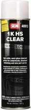 SEM 40913 1K HS Semi-Gloss Clear Coat, 14.9 oz 