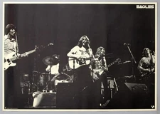 EAGLES – rare vintage original 1976 Asylum/Warner-Pioneer promo poster