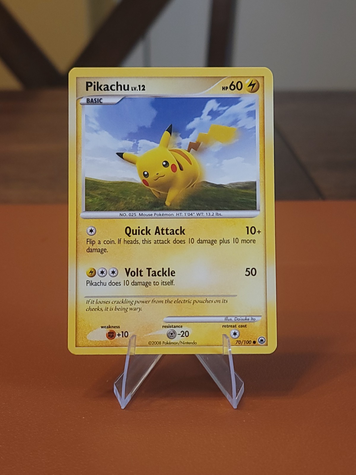 Pikachu - 70/100 - Pokemon Majestic Dawn Non Holo LP