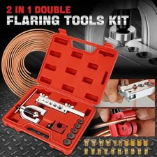 3/16 Brake Line Copper Pipe 25Ft Flaring Tools Repair kit w/ Tubing Bender Nuts