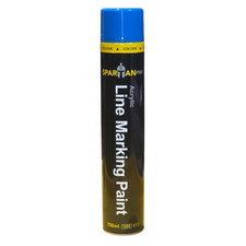 750ml Survey Line Marker Spray Paint Cans Temporary BLUE Acrylic Spartan Pro