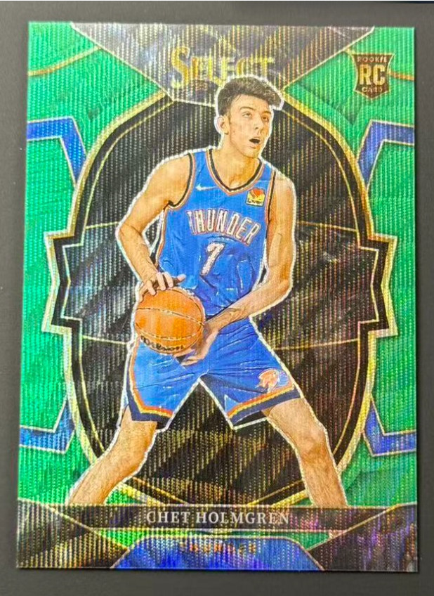 Chet Holmgren 2022-23 Panini Select 28/50 Green Wave Concourse RC #83