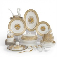 Mosaic Luxury Bone China Dinnerware Set - 60 Pieces