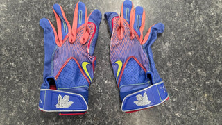 AUTHENTIC MLB GAME USED BATTING GLOVES WORN BY 2015 AL MVP JOSH DONALDSON BOR