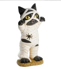 Home Accents Halloween Mummy Cat 2.5 Foot Outdoor Decoration Black Cat Spooky