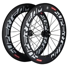 Superteam 700c 88mm Carbon Clincher Wheelsets For Track Bike / Fixed Gear Urban 