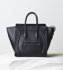 Beautiful Rare Celine Phantom Black Mini Tote Bag With Dustbag RRP: £1,500+