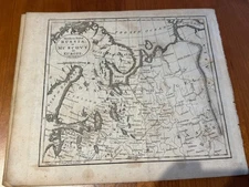 VINTAGE! Northern and Southern Parts of Russia and Muscovy in Europe Bower MAPS