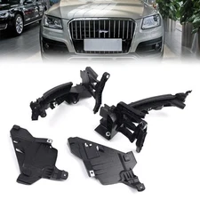 Headlight Mount Support Retainer Plate Bracket Kit For Audi Q5 SQ5 2013-2017