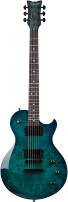 SCHECTER E-Gitarre, Solo-II Standard, Ocean Blue Burl  | Neu