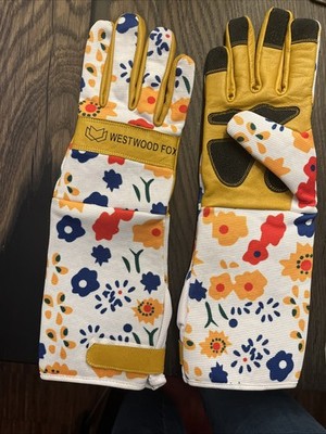   2 Rechte Westwood Fox Lederhandschuhe Damen   Gelb   Größe M   NEU  