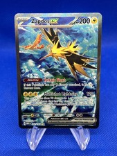 Pokemon Scarlet & Violet 151 Zapdos ex 202/165 Special Illustration Rare NM/LP