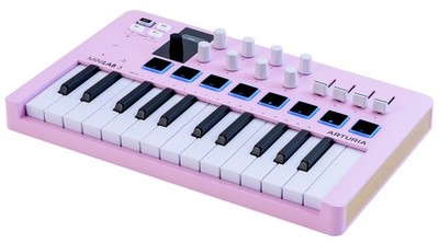 Arturia MIDI keyboard 25鍵 Arturia MiniLab 3 Rose Quartz 25-Key MIDI Music Production