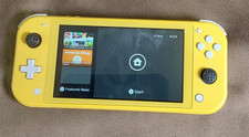 Nintendo Switch Lite 32GB Handheld Console Portable Gaming System Yellow W/Skin