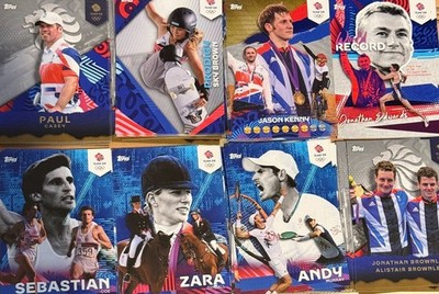 Topps Team GB 2024 Olympic Base Karten Auswahl Pick/Choose to complete set