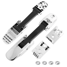 2Pcs Chrome Hood Latch Kit For Kenworth Peterbilt Mack CH Blue Bird 315-5502