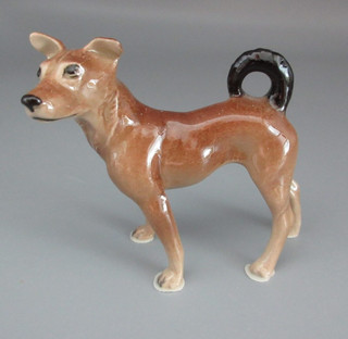 HTF Retired Hagen Renaker Mini Mutt Brin Dog Cute!
