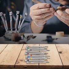 10 X Précision Horloger Set Tournevis, Lunettes Réparation Tournevis 0.6-2.0mm