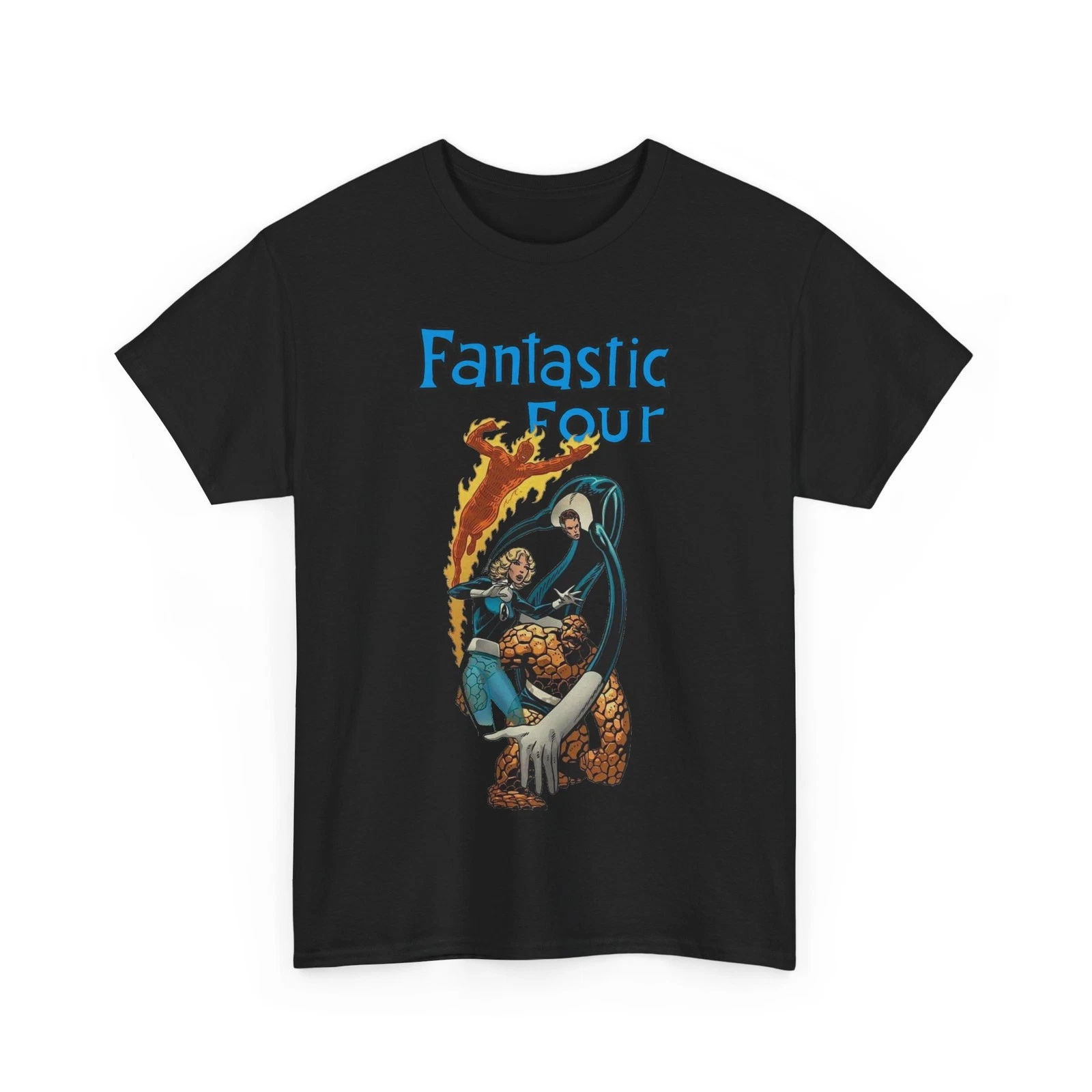 Fantastic Four T-Shirt - John Byrne Art - Thing, Reed Richards - Marvel Comics