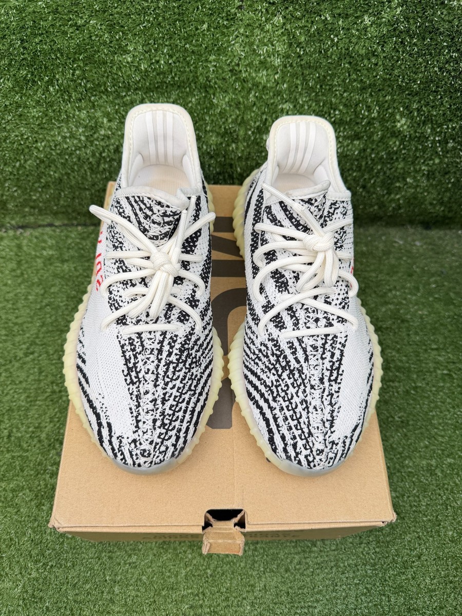 Size 8 - adidas Yeezy Boost 350 V2 Low Zebra | eBay