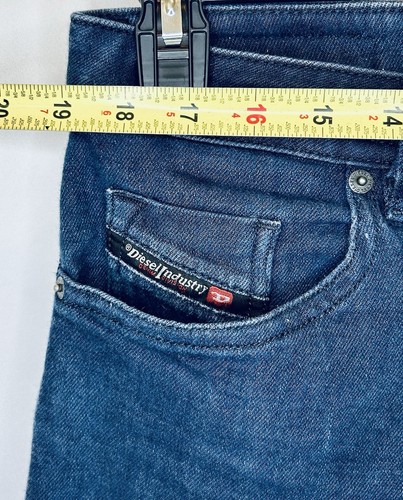 Diesel Jeans Tommer Men’s 34x30 Slim Skinny Fit Dark Wash | Slim | Tag 34x32 - Picture 9 of 14