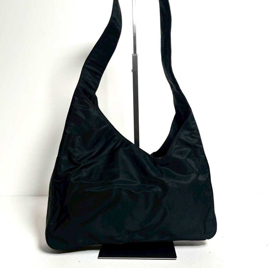 Condition Prada One Shoulder Bag Shoulder Carry Tessuto Nylon Triangle Plate thumbnail 2