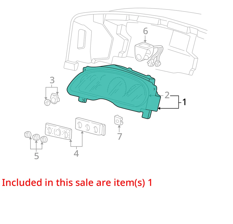 Ford Excursion Speedometer Instrument Cluster Gauges V85LU Foto 3 de 4