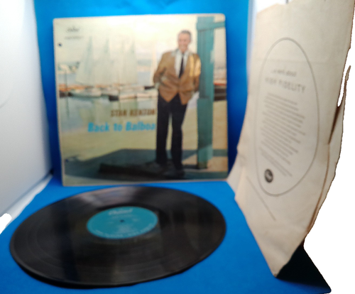 Stan Kenton orchestra signed album record Back to Balboa Capitol