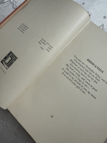 The House At Pooh Corner by A.A. Milne Fourth Edition Hardback 1933 Vintage Good - Picture 6 of 9
