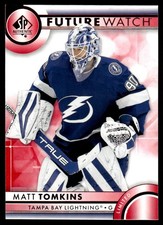 2023-24 SP Authentic Future Watch Limited Red Matt Tomkins RC #164