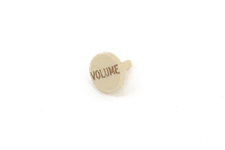 Genuine Fender Stratocaster S-1 Volume Switch Knob Cap, Aged White 005-9266-030