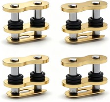 Downhill 4 PCS 520 Chain Master Link, Metal Chain Connecting Links with ORing...