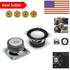 High-Quality 3W 2-Inch Stereo Woofer Speakers - Ideal for DIY Replacement