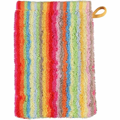 Cawö Gants de Lavage - C Life Style Multicolore, Gant de Toilette, Rayé, Walkfr - Photo 1/3