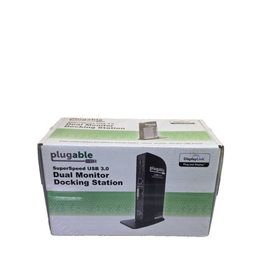 Plugable USB 3.0 Dual Monitor Docking Station | BRAND NEW