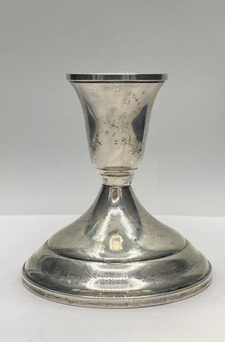 TOWLE 925 Sterling Silver 3 5/8" Candle Stick Holder 315.9g
