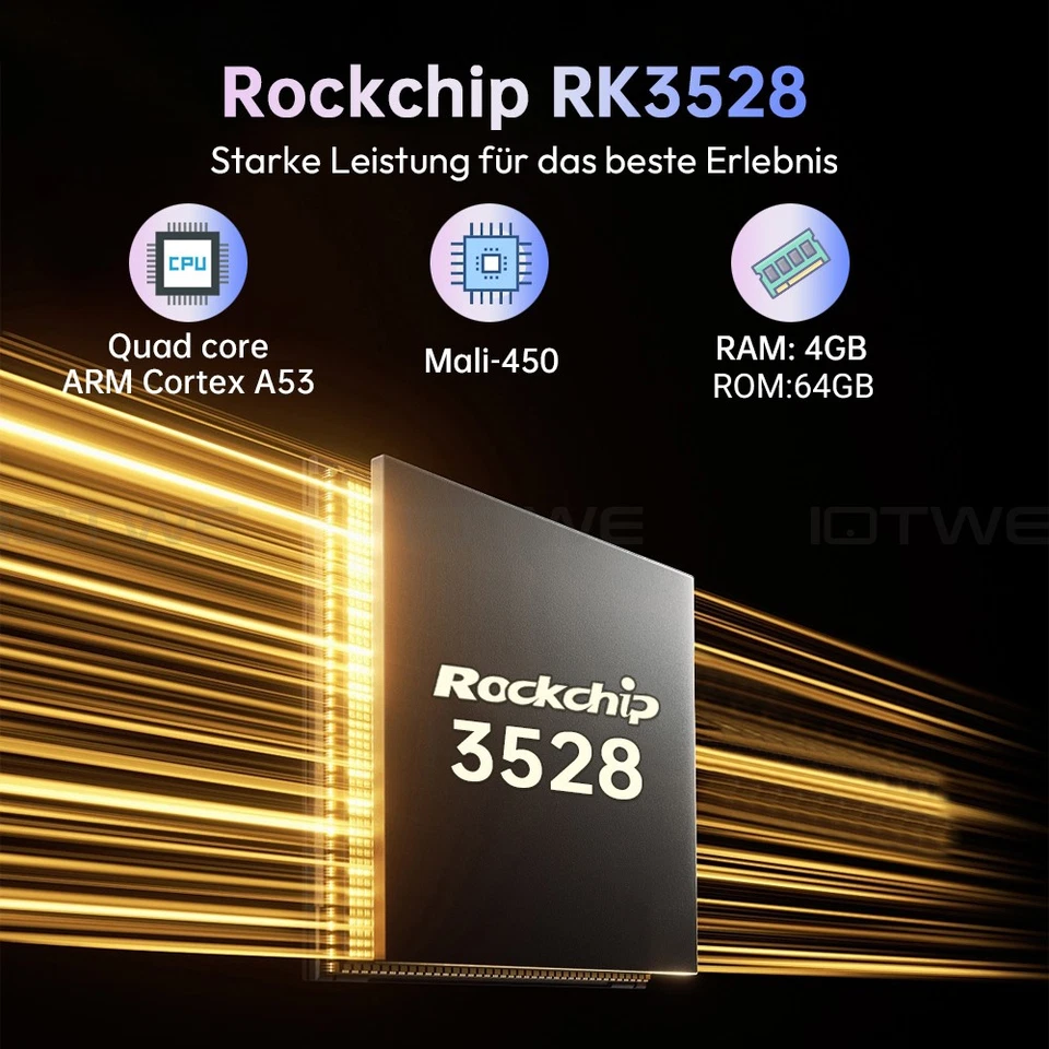 2025 Smart TV BOX Android 14 Dual WIFI Netzwerk Media Player BT5.0 32/64/128GB - Bild 4 von 4