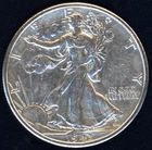 1943-S AU 90% SILVER WALKING LIBERTY HALF DOLLAR