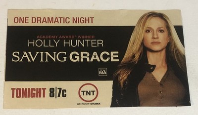 Saving Grace Tv Series Vintage Print Ad Holly Hunter Tpa17