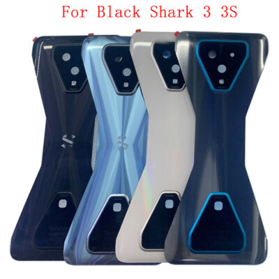 For Xiaomi Black Shark 3S Housing Glass Battery Back Door Cover  Replacement
