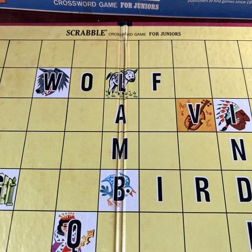VTG Scrabble for Juniors Selchow & Righter 3rd Edition 1968 (Two Games Combined) - Picture 9 of 14