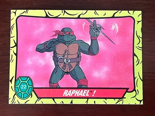 1989 Topps Teenage Mutant Ninja Turtles #22 Raphael TMNT