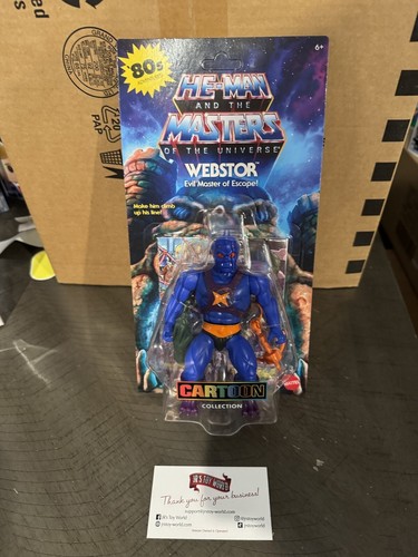 Figura de acción Mattel Masters of the Universe Origins dibujos animados Webstor Filmación - Imagen 2 de 4