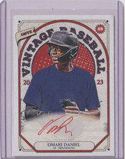 2023 Onyx Omari Daniel #VAOD Red Ink AUTO